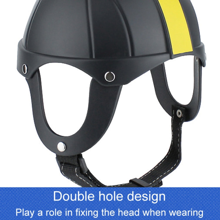 Pet Helmet Dogs And Cats Rugby Hat Accessories, Size: M