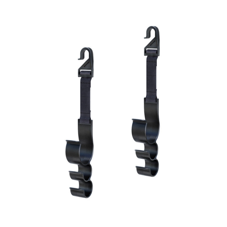 1pair Car Seat Back Umbrella Fixed Storage Hook, Style: Standard