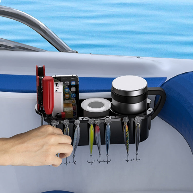 Yacht Cup Holder Fishing Tool Box Storage Rack - 289x114x80mm