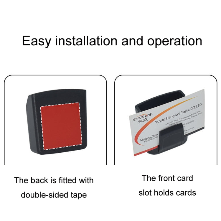 Car Dashboard Key Remote Control Storage Box - Black