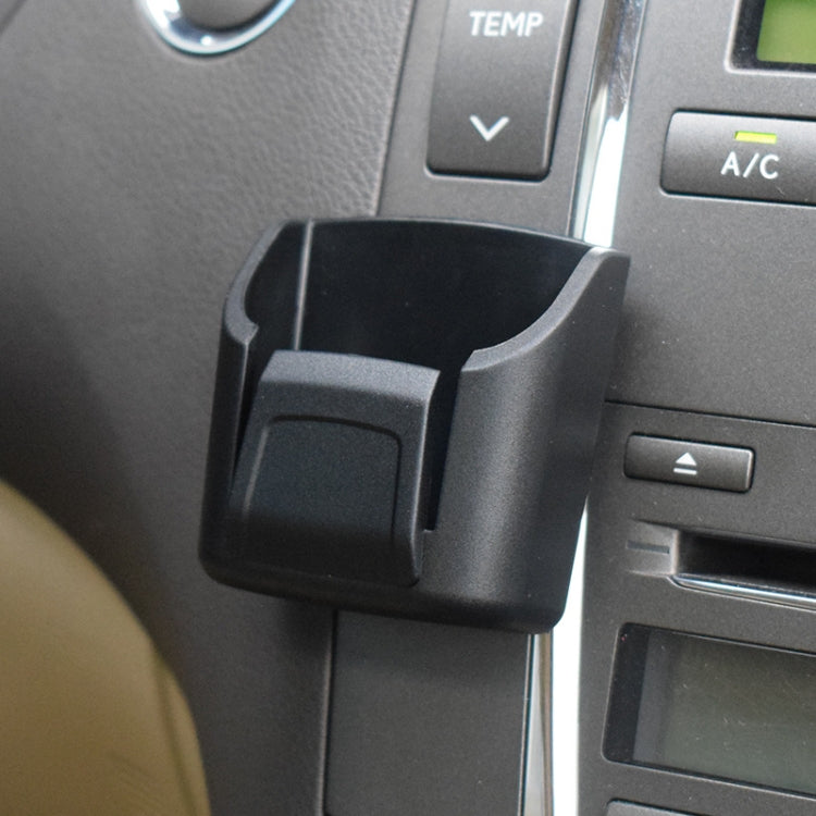 Car Dashboard Key Remote Control Storage Box - Black