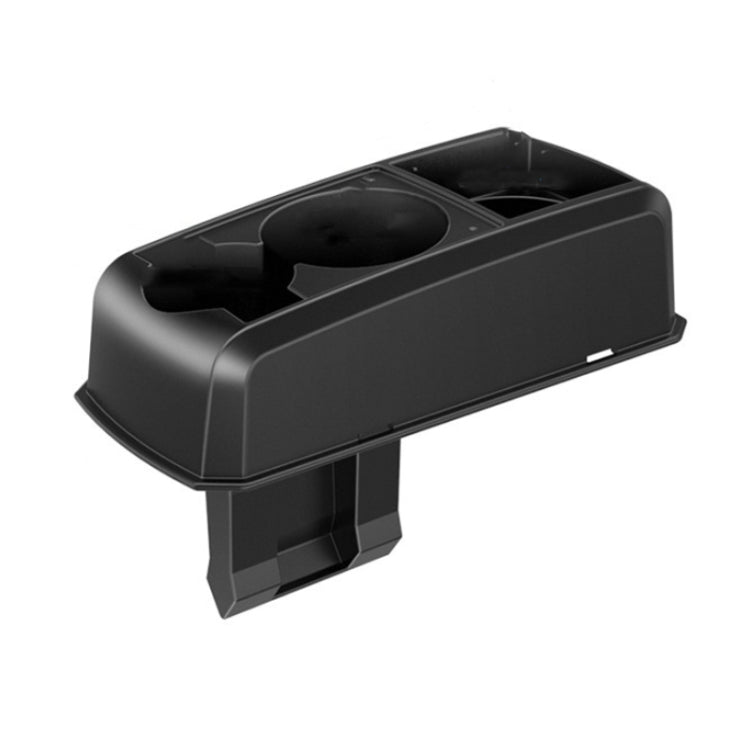 Car Seat Gap Armrest Cup Holder Storage Box - Black