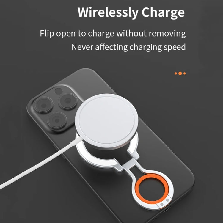 Magnetic Mobile Phone Holder Zinc Alloy Phone Finger Ring Bracket With Silicone Ring Guard