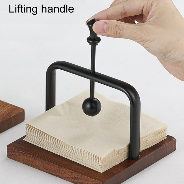 Vertical Paper Towel Holder Wooden Restaurant Table Napkin Holder