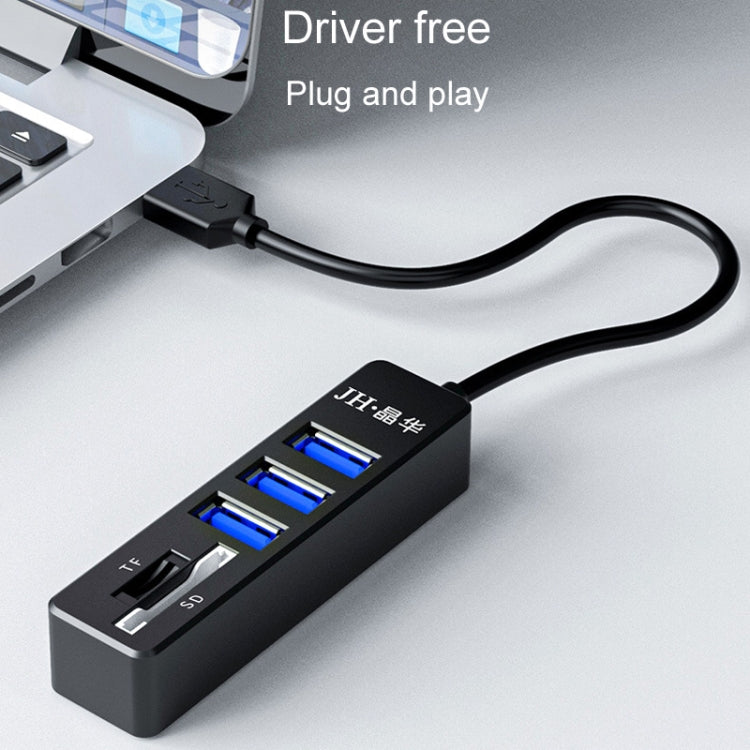 JINGHUA Z30 5-In-1 Docking Station Laptop USB2.0 Hub - Black