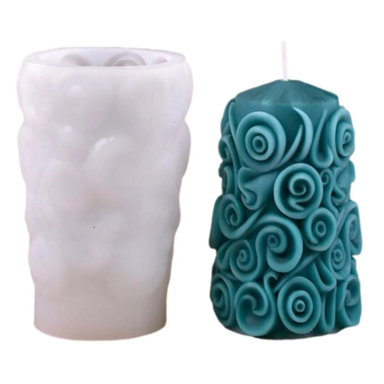 Christmas Tree Aromatherapy Candle Ornaments DIY Silicone Mold, Style: C1 ZL-268-1