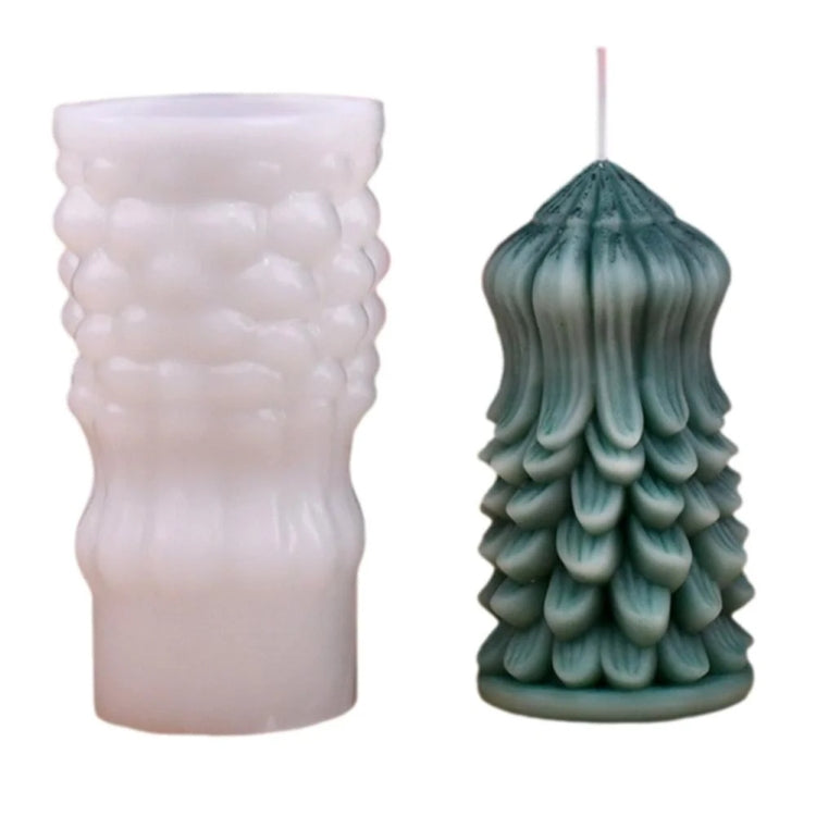 Christmas Tree Aromatherapy Candle Ornaments DIY Silicone Mold, Style: D4  ZL-269-4