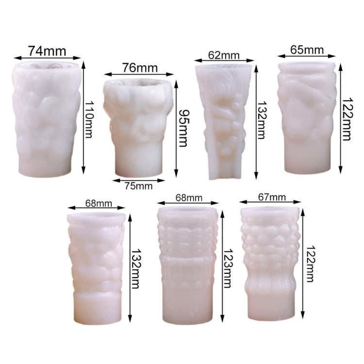 Christmas Tree Aromatherapy Candle Ornaments DIY Silicone Mold, Style: C1 ZL-268-3