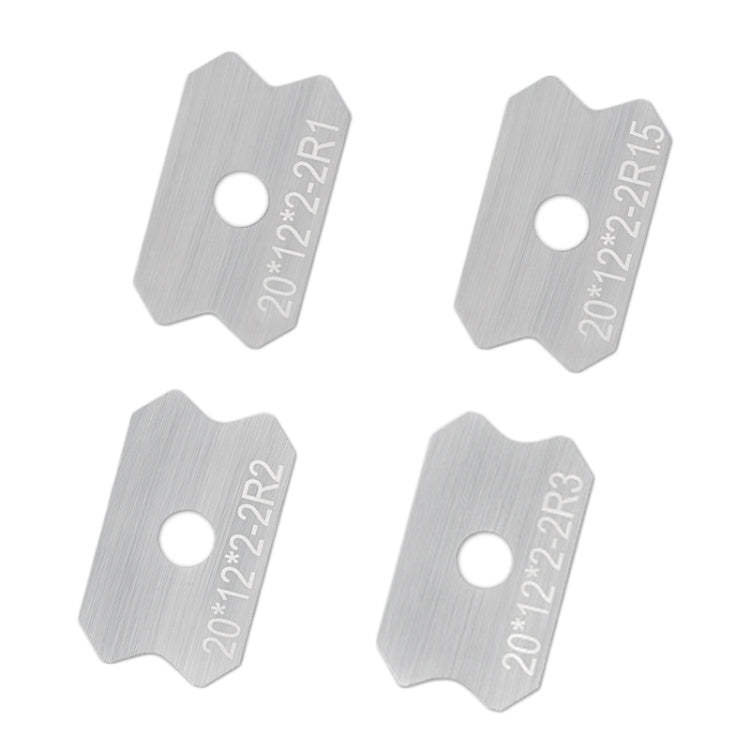 Woodworking Edge Banding Manual Arc Trimmer Board Chamfering Fillet Scraper, Specification: With R2 Blade