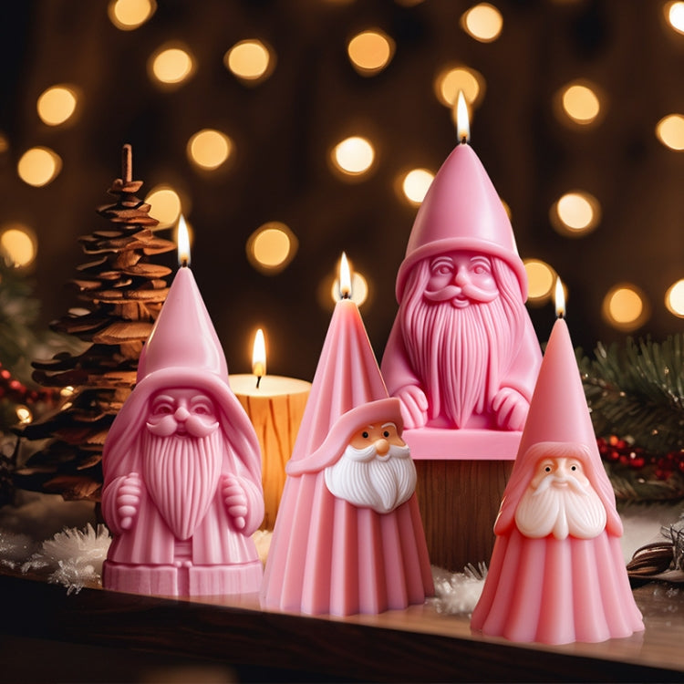 Santa Claus Aromatherapy Candle DIY Silicone Mold, Style: B ZL-80