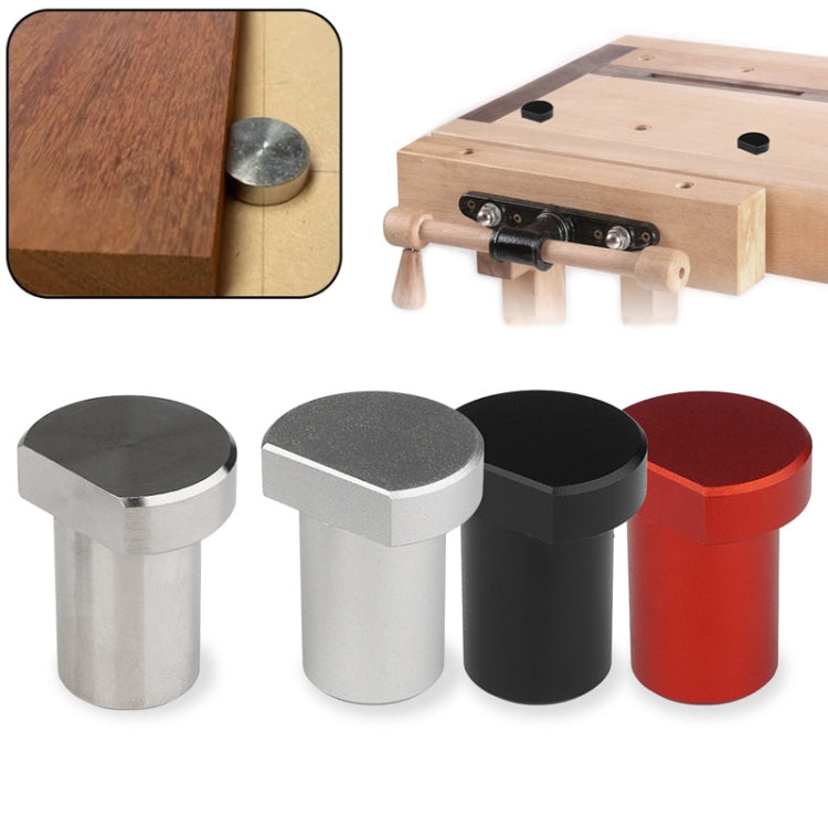 Dowel Table Clamp Quick Release Woodworking Table Limit Blocks, Style: 20mm Black Aluminum Alloy