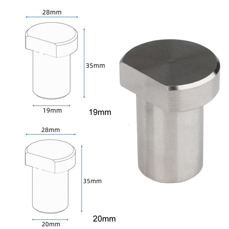 Dowel Table Clamp Quick Release Woodworking Table Limit Blocks, Style: 19mm Stainless Steel