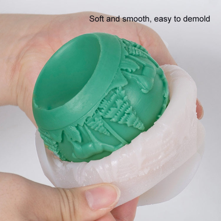 Christmas Ball Elk Scented Candle DIY Mold, Style: C ZL-75