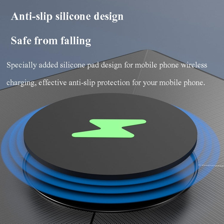 868D 6-In-1 260W High-Power Type-C+USB Multi Ports Charger Supports QI Wireless Charging