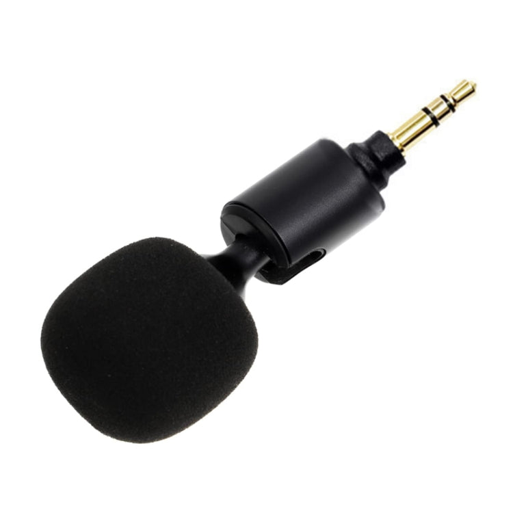 Mobile Phone Live Broadcast Microphone, Style: 3.5 Straight Head 3-section Plug  - Sponge Cover