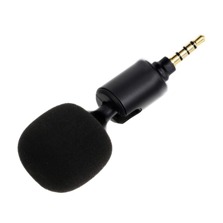 Mobile Phone Live Broadcast Microphone, Style: 3.5 Straight Head 4-section Plug  - Sponge Cover