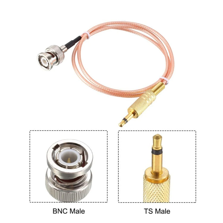 20cm BNC Male To 3.5mm Male Stereo Adapter Coaxial Power Audio RG316 Cable