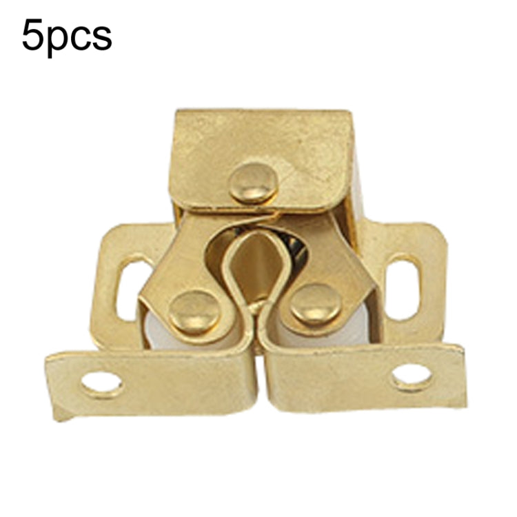 5pcs Antique Old- Style Short Foot Door Clip Buckle Household Closet Cabinet Door Catches, Style: Without Screw