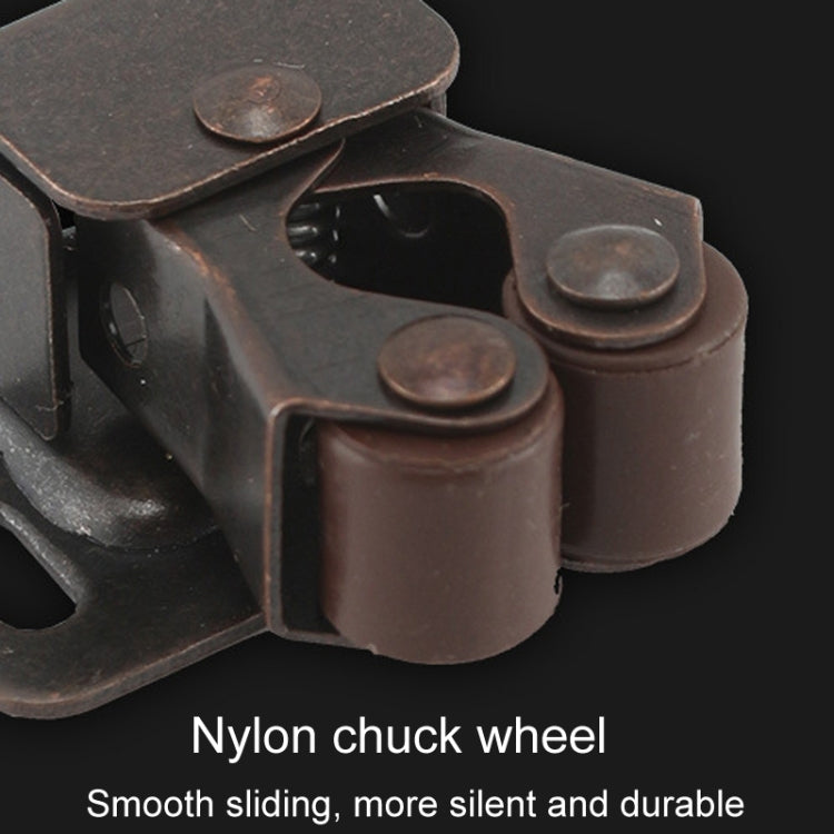 5pcs Antique Old- Style Short Foot Door Clip Buckle Household Closet Cabinet Door Catches, Style: Without Screw