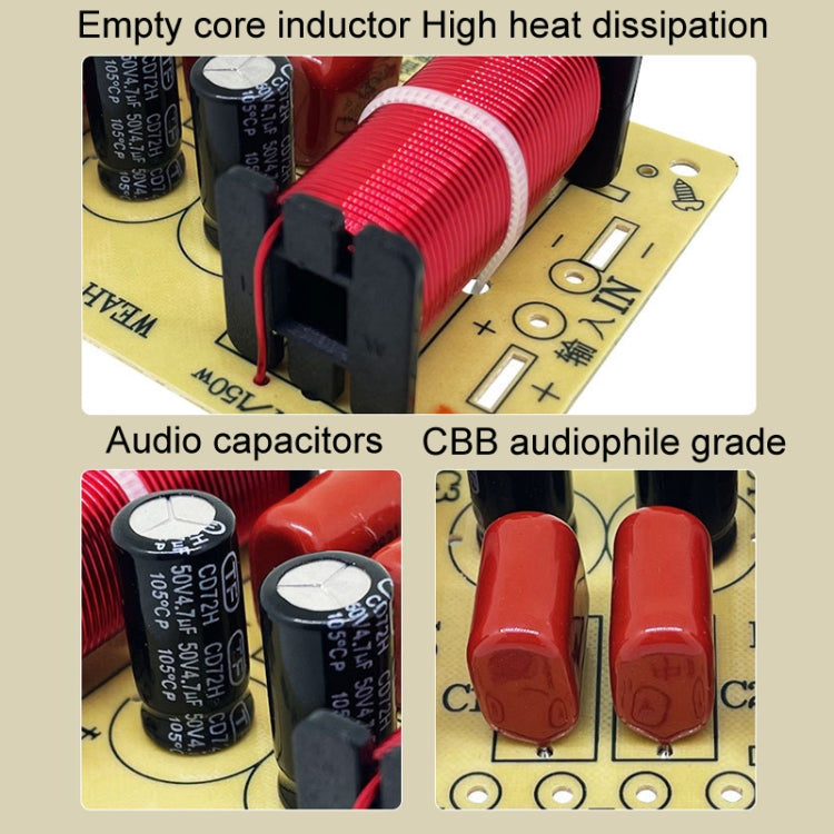 High Medium And Low 3-Way Audio Crossover Home Cinema Speaker Divider, Style: 305A Model