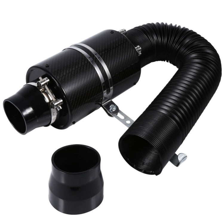 Carbon Fiber Air Intake Bellows Air Filter Kit Car Modification - Without Turbo Fan