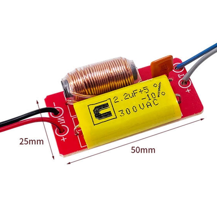 WEAH-T-5 Car Modification Tweeter Crossover Hi-Fi Audio Divider, Style: B Model 2.5UF