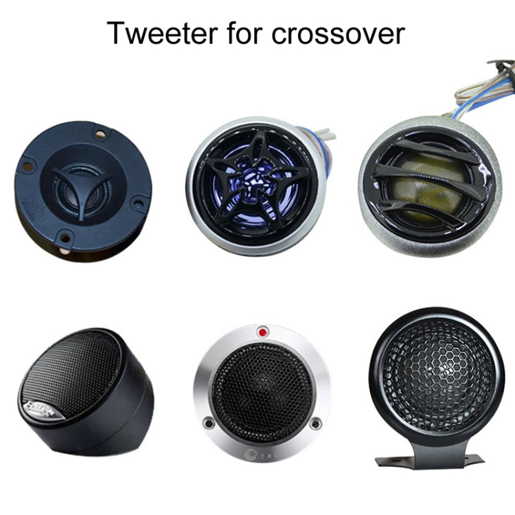 WEAH-T-5 Car Modification Tweeter Crossover Hi-Fi Audio Divider, Style: B Model 2.5UF