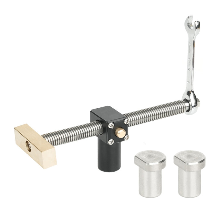 Woodworking Adjustable Desktop Clip Vise Dowel Fast Fixed Clip Clamp Tool, Model: 19mm + 2 Table Clamp