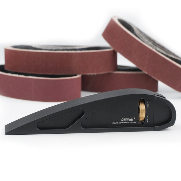 Ganwei Sandpaper Holder Adjustable Manual Curve Grinding Polishing Belt Sander Sandboard Woodworking Tool With 5pcs 320 Grit Sanding Belt