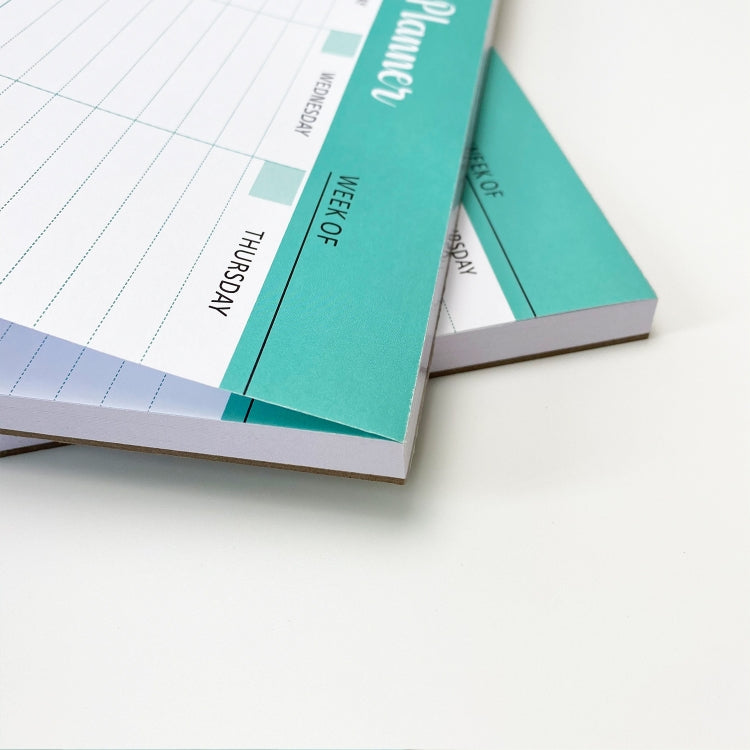 B5 52 Sheets Weekly Planner Tear-away Notepad Schedule Book To Do List Day Priorities