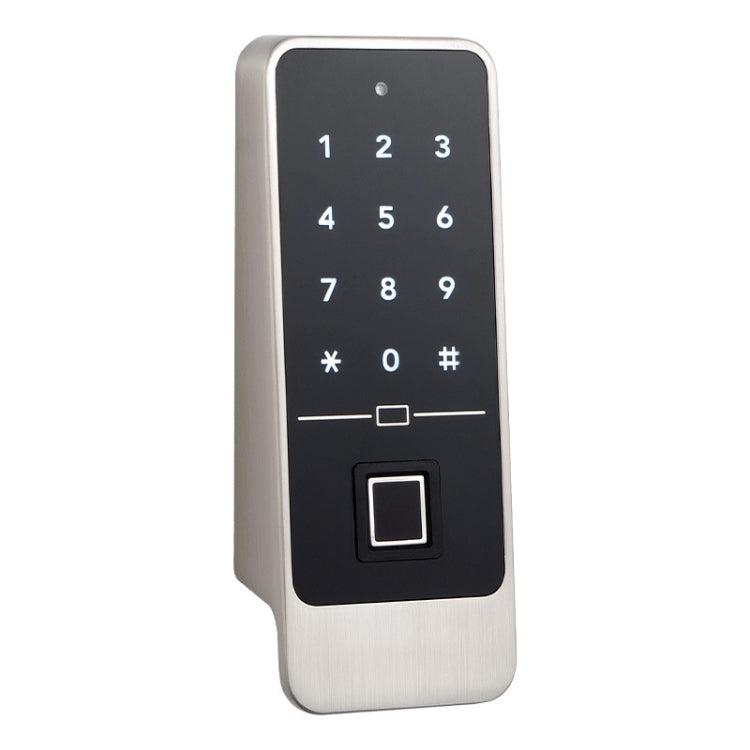 F8  Electronic Cabinet Lock Keyless Password Intelligent Card Unlock, Spec: Fingerprint Version