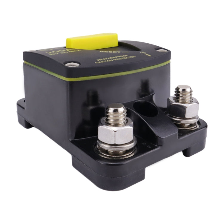 RV Yacht Manual Reset Ignition Protection Fuse Switch With Terminal Accessories, Current: 50A