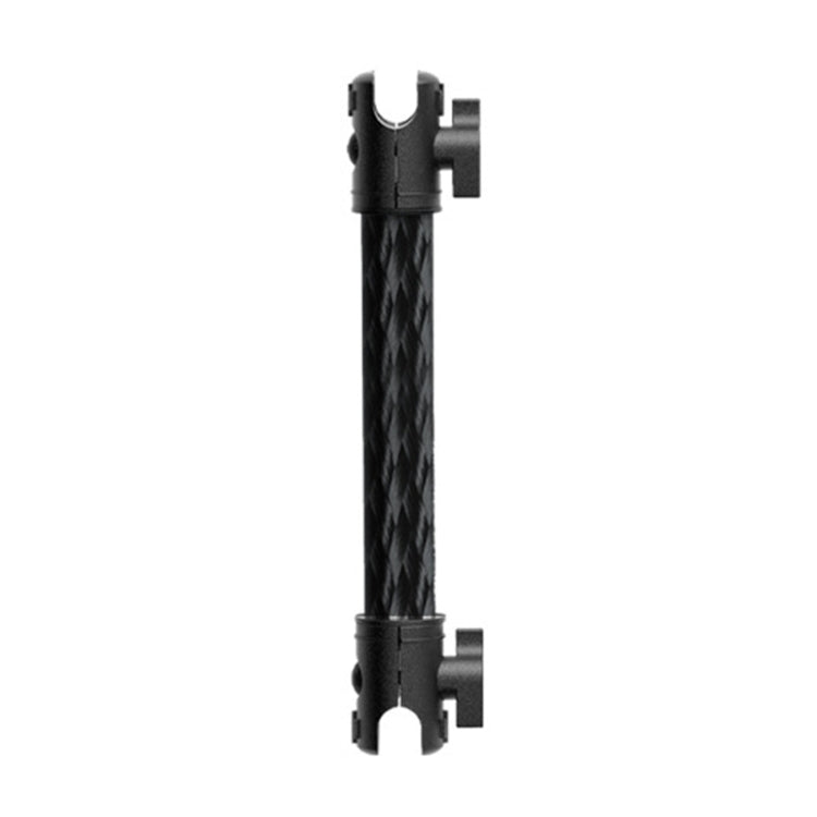 Car Phone Mount Extension Arm Double Jointed Swivel Adjustment Carbon Fiber Bracket Connecting Rod, Model: 140mm For 20mm Ball Head
