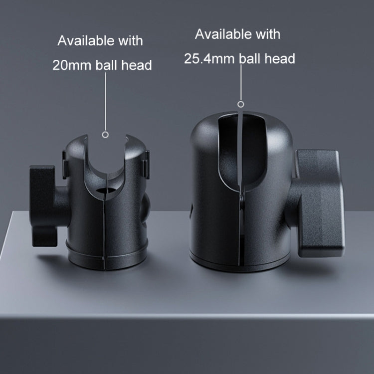 Car Phone Mount Extension Arm Double Jointed Swivel Adjustment Carbon Fiber Bracket Connecting Rod, Model: 140mm For 20mm Ball Head