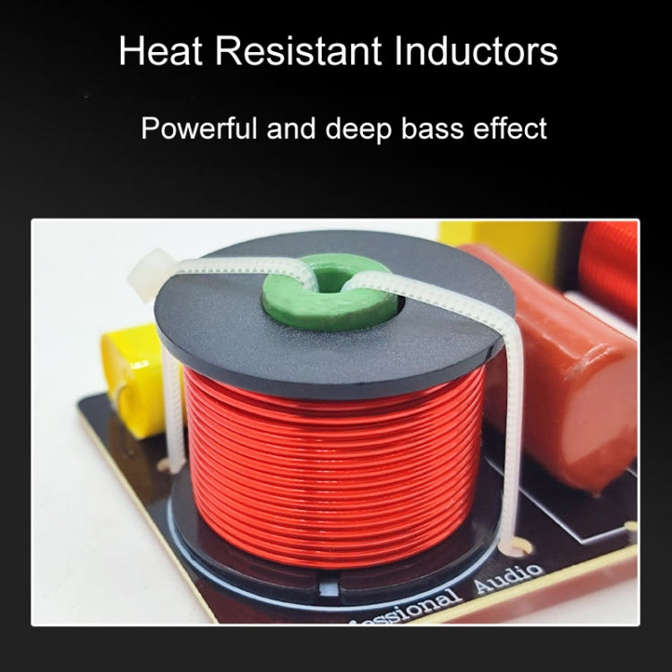 Magenta-2 High And Low 2-Way Audio Crossover Bookshelf Speaker Conversion Divider - B Model 3uF Capacitor