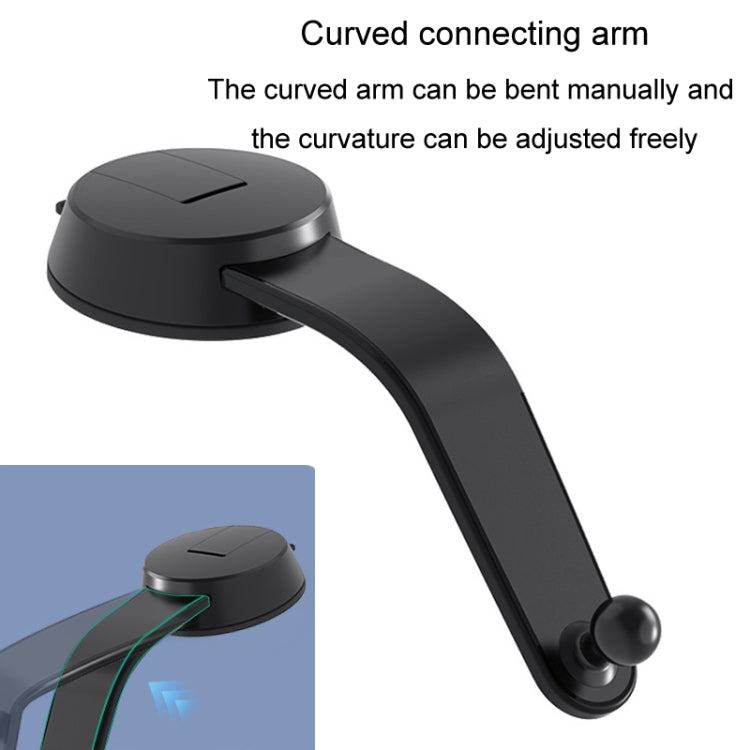 For iPad Car Tablet Holder Suction Cup Mount Car Dashboard Cellphone Stand - Black