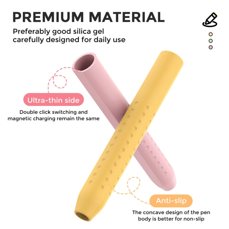 For Apple Pencil 1&2 AhaStyle PT182 Silicone Protective Grip Cover