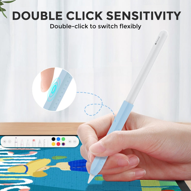 For Apple Pencil 1&2 AhaStyle PT182 Silicone Protective Grip Cover