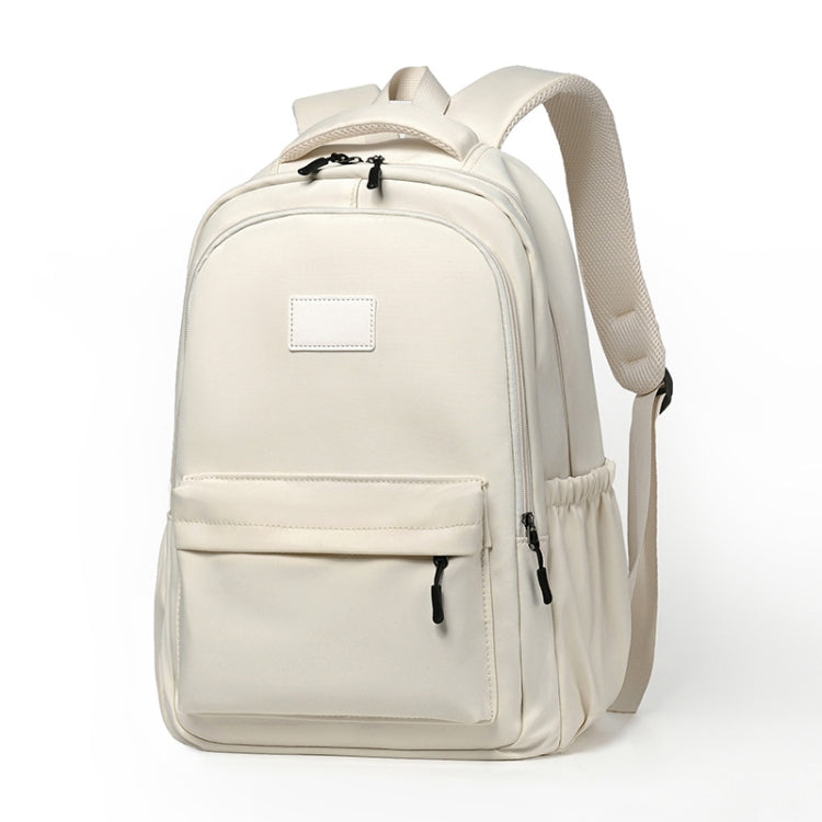 Solid Color Backpack Teenager School Bag Travel Shoulder Bag For Men Women