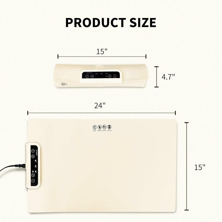 240W Electric Warming Tray Food Warmer with Adjustable Temperature, Timed Close US Plug