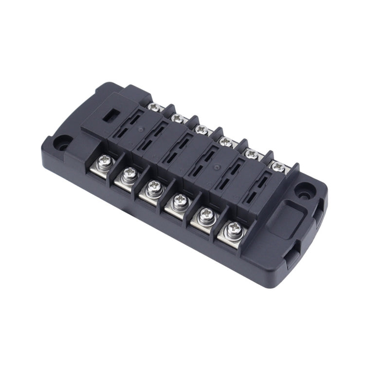 6-Way Plug-In Insulated Cover Fuse Box For Cars Yachts, Set: Upgraded Version B