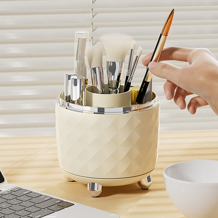 Cosmetic Organizer Large Capacity Rotatable Desktop Dustproof Storage Box