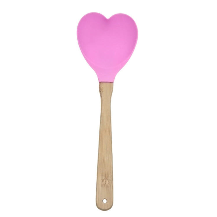 High Temperature Resistant Nonstick Heart Shaped Silicone Spatula Spoon Kitchen Baking Tools