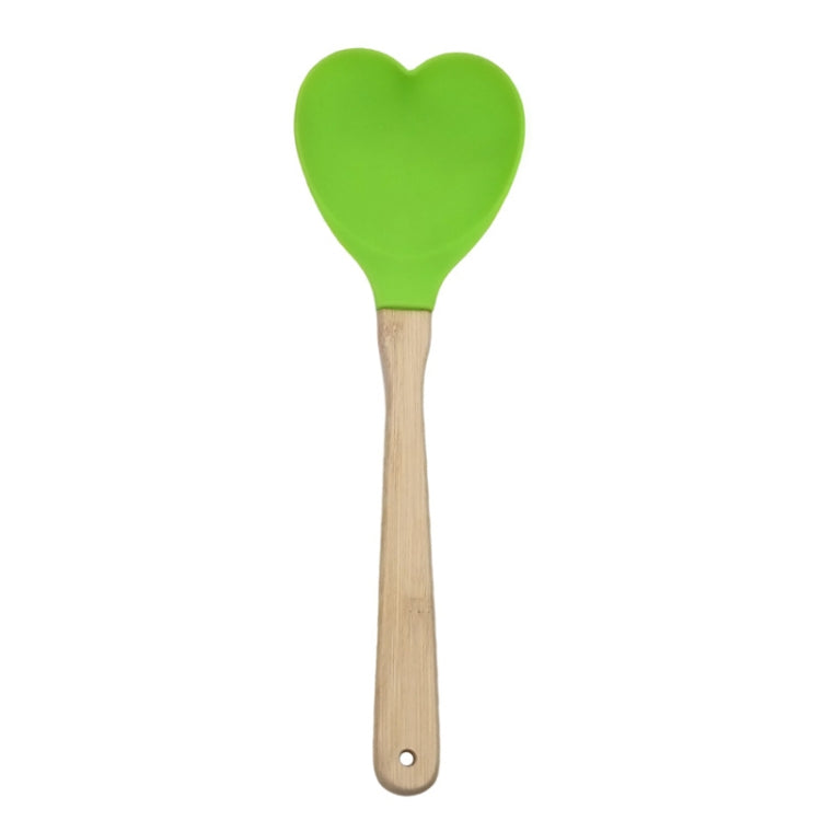 High Temperature Resistant Nonstick Heart Shaped Silicone Spatula Spoon Kitchen Baking Tools