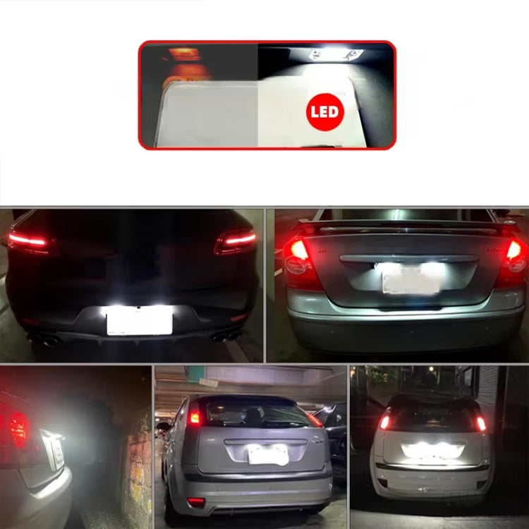 2pcs For Opel ZafiraB / ASTRA / CORSA LED License Plate Light