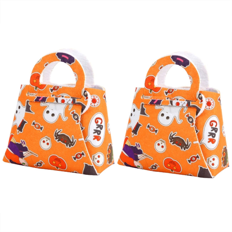 2pcs /Pack DIY Halloween Candy Bag Children Dress-Up Felt Gift Bag