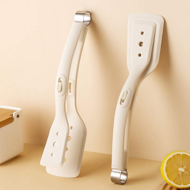 Household Spatula Clip Kitchen Anti-Scald And High Temperature Resistant Food Clamp - White