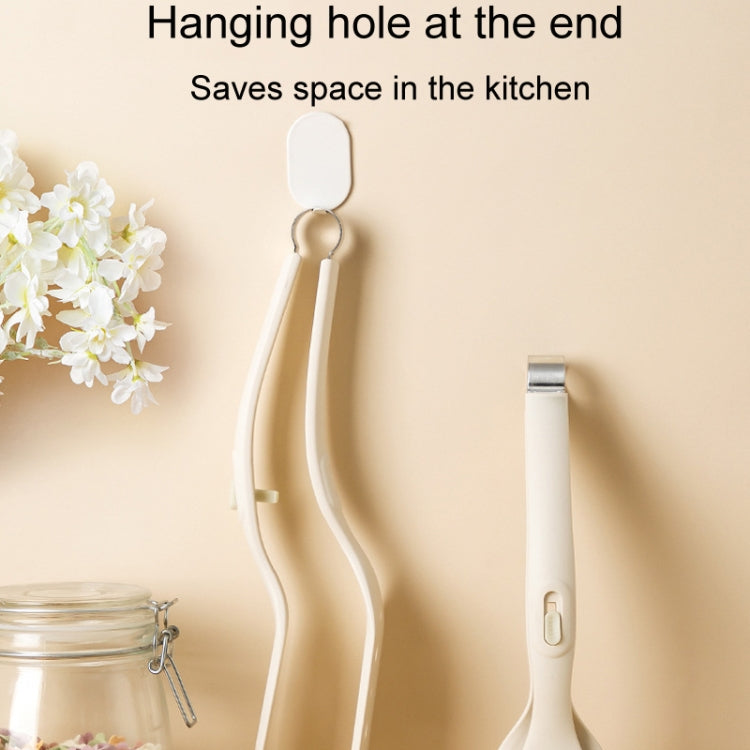 Household Spatula Clip Kitchen Anti-Scald And High Temperature Resistant Food Clamp - White