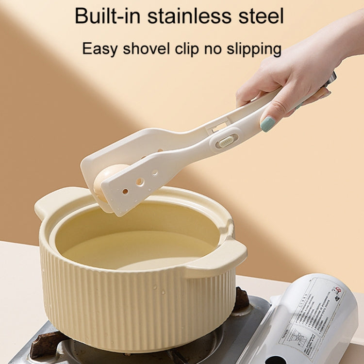 Household Spatula Clip Kitchen Anti-Scald And High Temperature Resistant Food Clamp - White