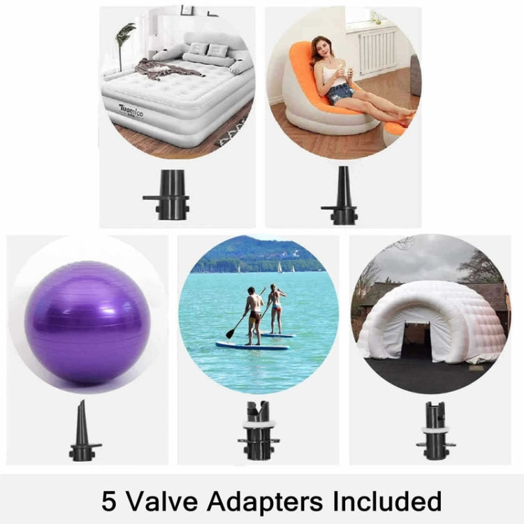 Electric Air Pump Household Inflatable Pump 600W High Power Electric Inflator, Plug: US Plug